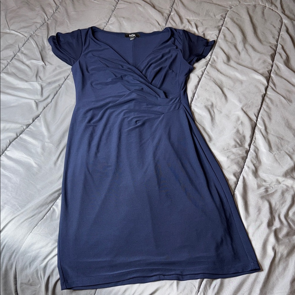 INC International Concepts Deep Blue Mini Dress